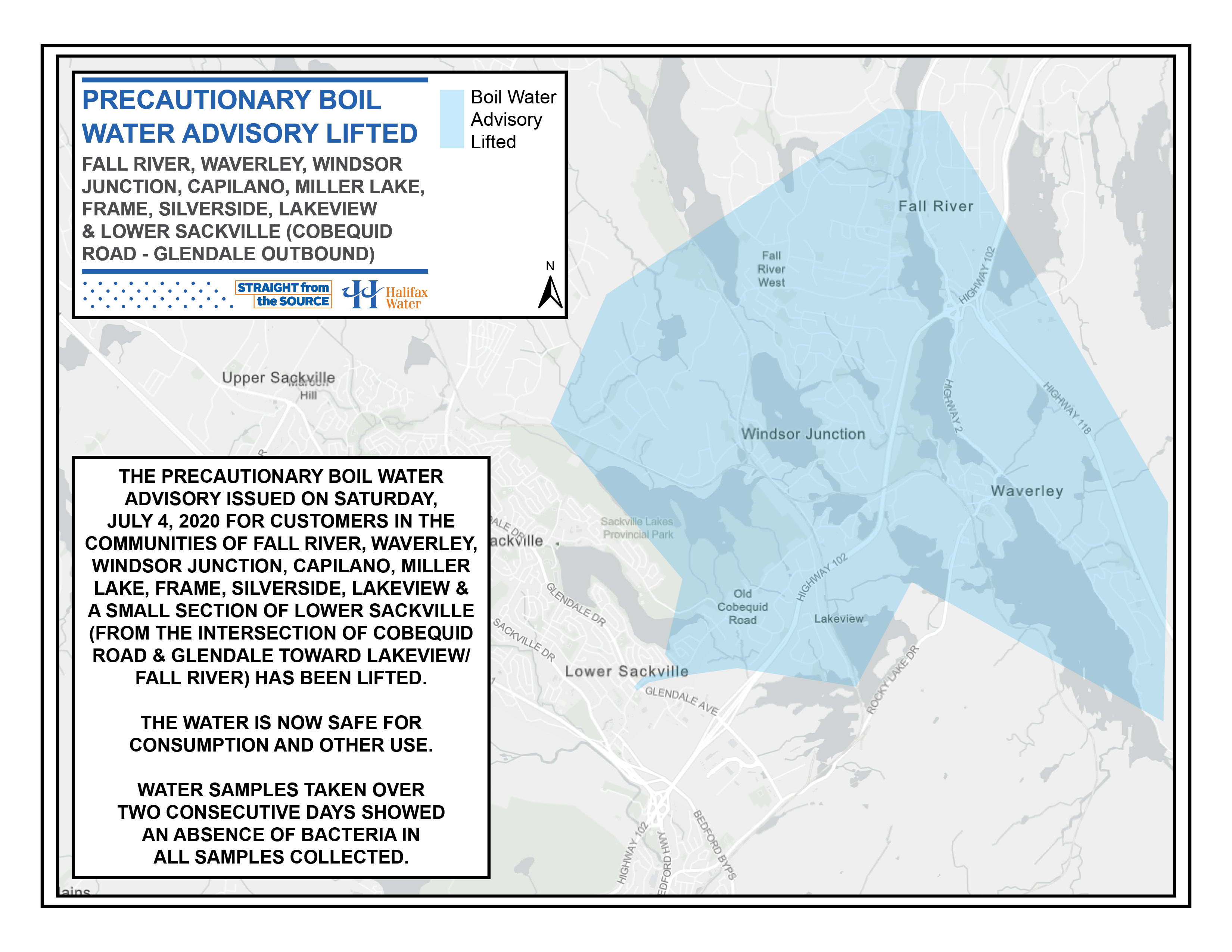 Precautionary Boil Water Advisory Lifted Halifax Water